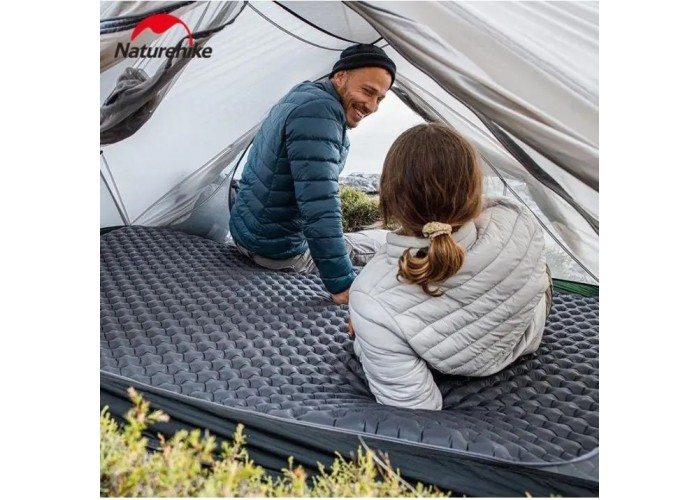 Матрац надувний надлегкий Naturehike CNH22DZ018, із мішком для надування, прямокутний зелений 183 см