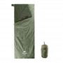 Спальник надлегкий Naturehike Summer LW180 NH21MSD09 лівий, (15°C), p-p M, світло-зелений