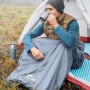 Спальник надлегкий Naturehike Summer LW180 NH21MSD09 правий, (15°C), p-p M, зелений