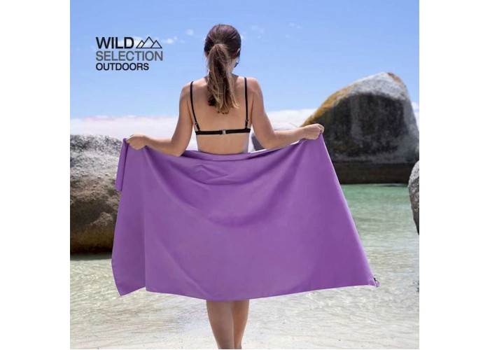 Рушник антибактеріальний швидковисихаючий Fitness Naturehike NH20FS009, 160*80, чорний