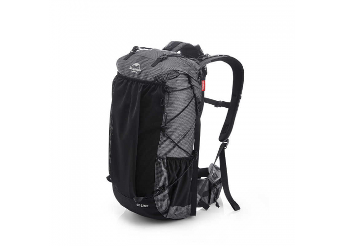 Рюкзак туристичний Naturehike Rock NH19BP095, 60+5 л, чорний