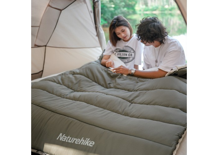 Спальний мішок Naturehike LD150 CNK2300SD016 правий, темно-зелений