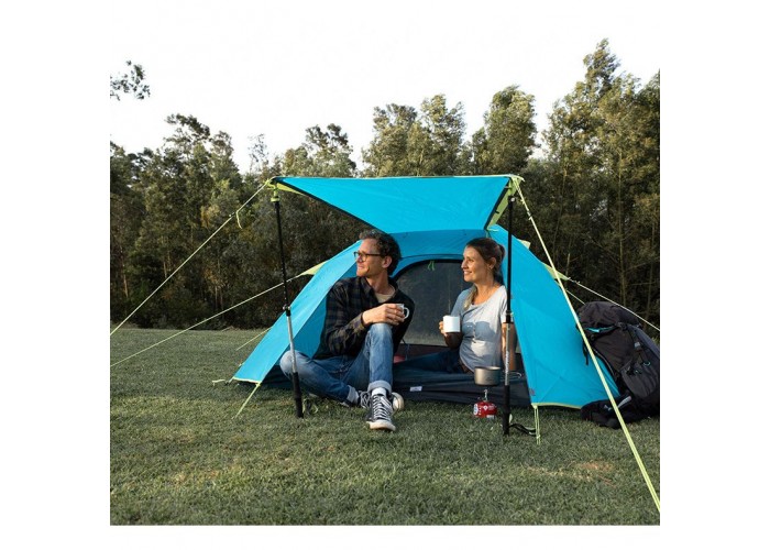 Намет чотиримісний Naturehike P-Series NH18Z044-P 210T/65D, блакитний