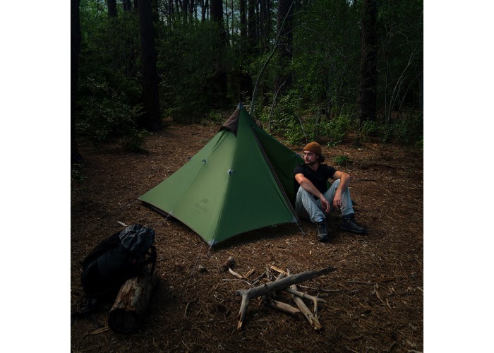 Намет надлегкий із гострою верхівкою Naturehike NH17T030-L, темний зелений