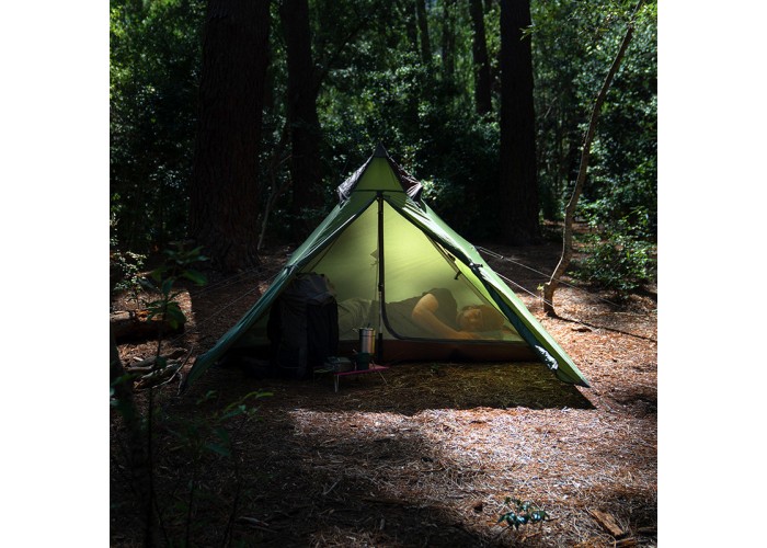 Намет надлегкий із гострою верхівкою Naturehike NH17T030-L, темний зелений
