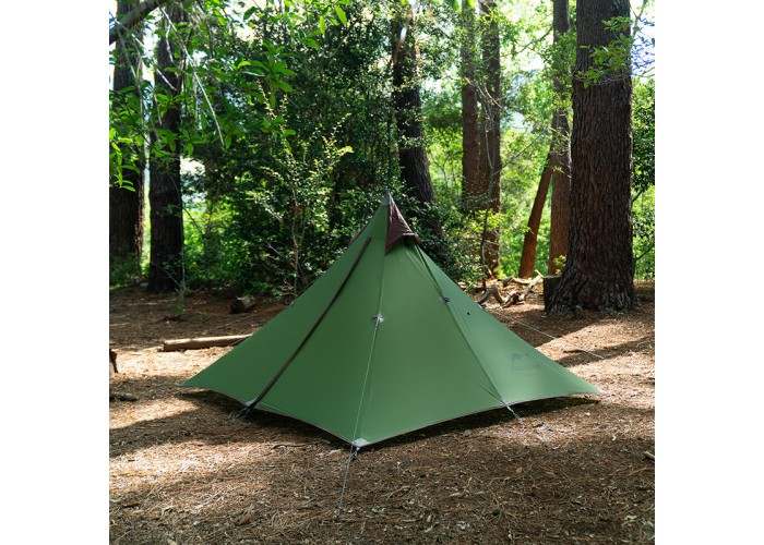 Намет надлегкий із гострою верхівкою Naturehike NH17T030-L, темний зелений