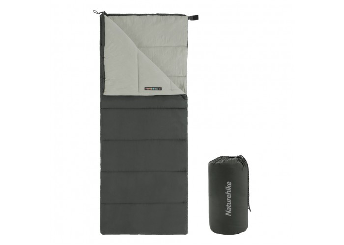 Спальний мішок Naturehike F150 NH22MSD05, правий, графіт