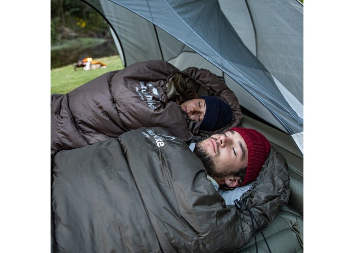 Спальник з капюшоном Naturehike U350S NH20MSD07, (-3°C), лівий, темно-зелений