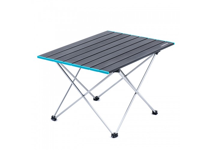 Стіл розкладний Naturehike NH19Z008-Z, алюміній, Розмір L, сірий