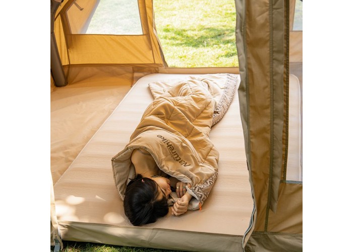 Спальний мішок Naturehike L150 NH20MSD05 лівий, (13°C), бежевий