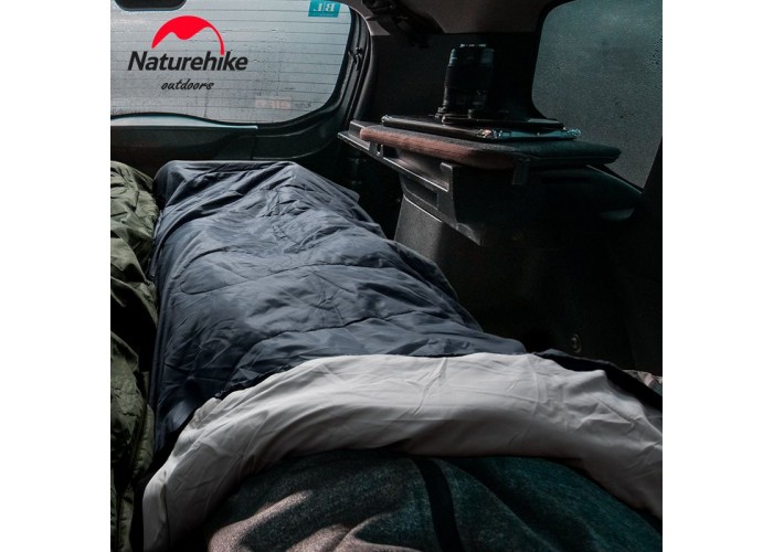 Спальний мішок Naturehike Y150L NH21MSD08, правий, сіро-блакитний
