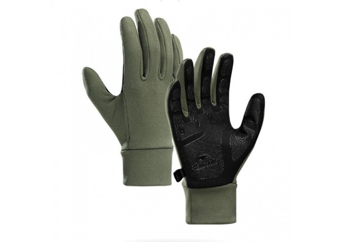 Рукавички трикотажні з покращеним хватом Naturehike NH20FS032, розмір L, оливковий