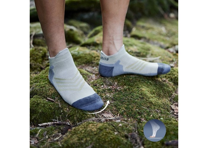 Шкарпетки низькі Naturehike CYY2341ZJ012, розмір L, бежево-сірі