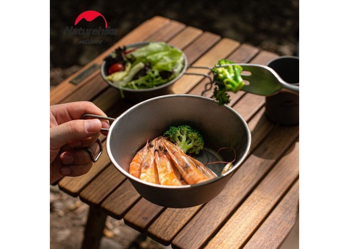 Миска титанова Naturehike NH21CJ010, 450 мл