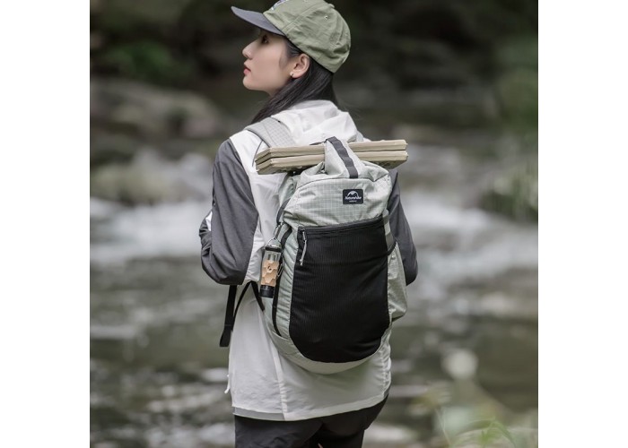 Рюкзак туристичний Naturehike NH20BB206, 20 л, світло-сірий