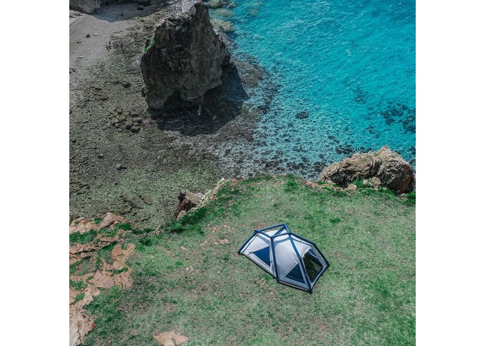 Намет надувний Naturehike CNK2300ZP012, блакитний малий