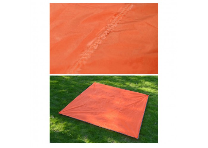 Тент универсальний Naturehike 210T NH15D005-X, 2,10х2,15м, помаранчевий