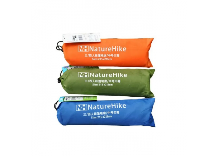 Тент универсальний Naturehike 210T NH15D005-X, 2,10х2,15м, помаранчевий