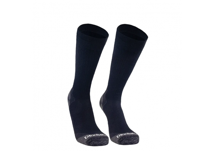 Шкарпетки Dexshell Terrain Walking 2.0 Socks, чорно-сірі, розмір L (43-46)