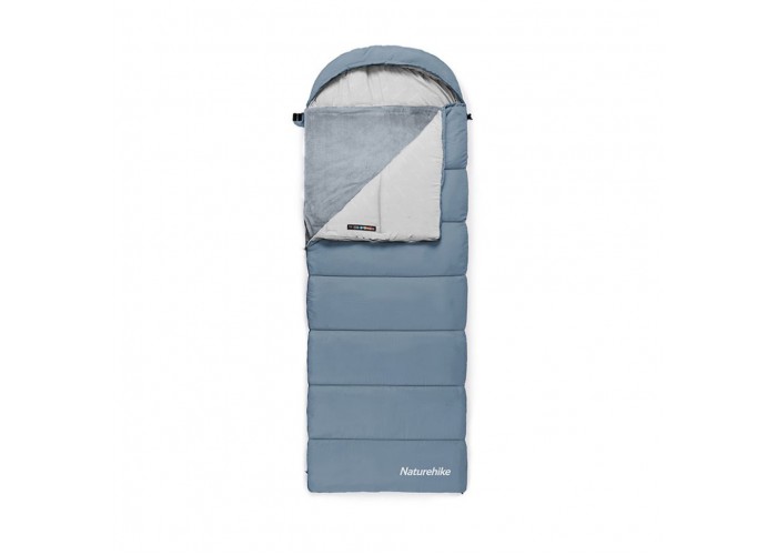 Спальний мішок з підігрівом Naturehike BE400 CNK2300SD021, лівий, сірий