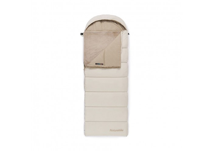 Спальний мішок з підігрівом Naturehike BE400 CNK2300SD021, правий, бежевий