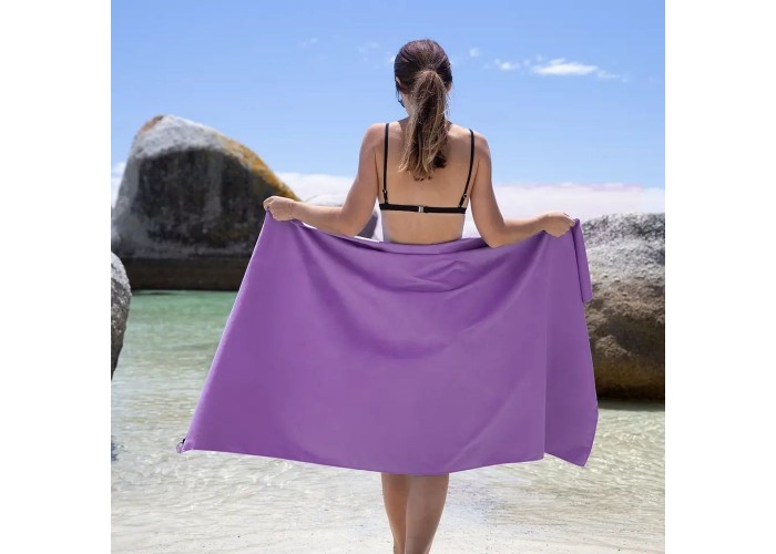 Рушник антибактеріальний швидковисихаючий Fitness Naturehike NH20FS009, 100*30, блакитне