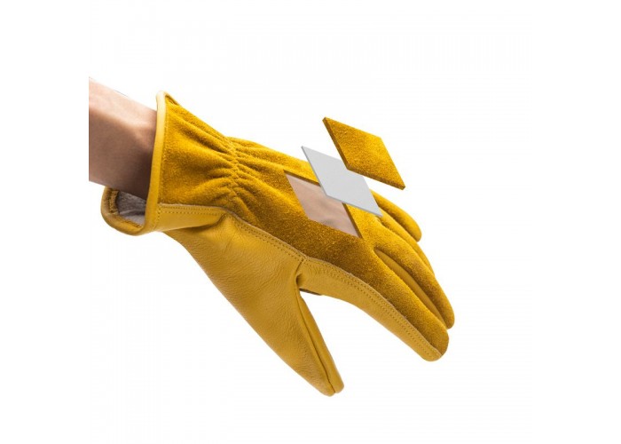 Рукавички шкіряні Naturehike NH20FS041,  розмір XL, жовті