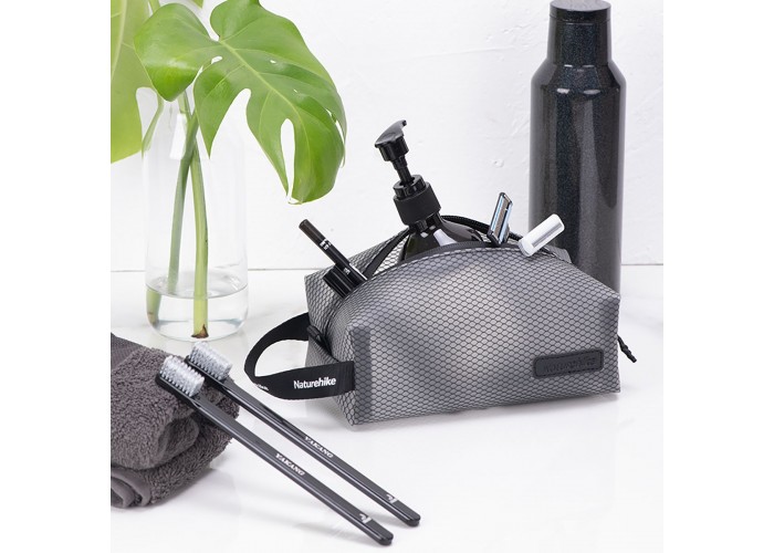 Косметичка Naturehike NH19SN010, Розмір M, 1.2 л, чорна