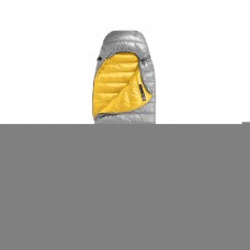 Спальник з натуральним пухом Naturehike CW400 NH18C400-D, p-р L, жовто-сірий