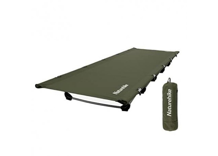 Ліжко складане Naturehike XJC05 NH20JJ001, Поліестер Oxford / алюміній, хакі
