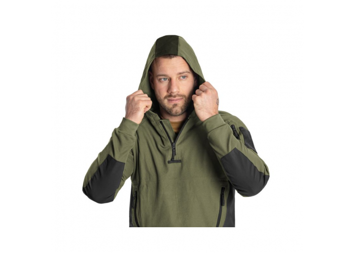 Кофта тактична Helikon-Tex RANGE HOODIE - TopCool, оливковий, розмір XXL
