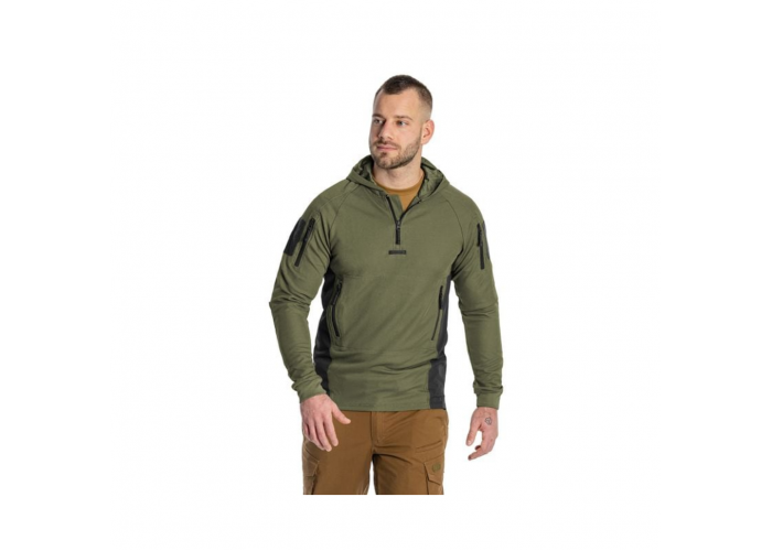 Кофта тактична Helikon-Tex RANGE HOODIE - TopCool, оливковий, розмір XXL