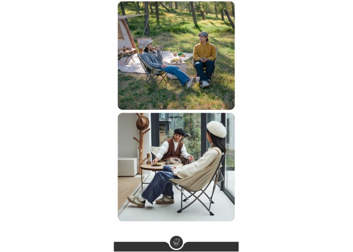Стілець складаний Naturehike Stellaluna T02J CNK2350JJ010, бежевий