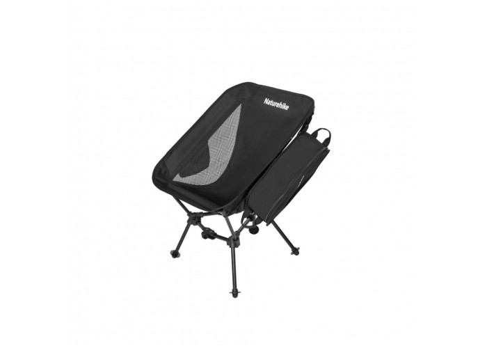 Крісло складане Naturehike Clamshell 001 Triangle Folding Moon Chair, чорний