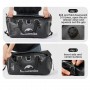Водонепроникна дорожня сумка Naturehike CNK2450XB015, 60 л, чорна