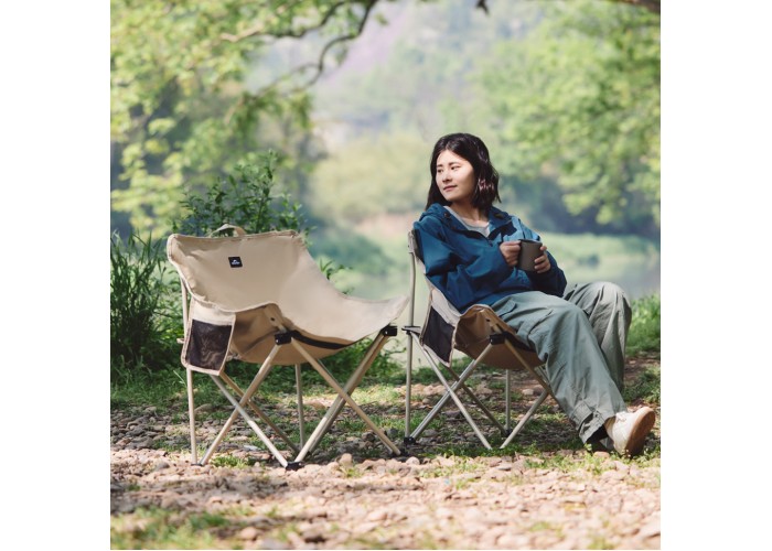 Стілець складаний Naturehike Stellaluna T01 CNH23JU13002, L, бежевий