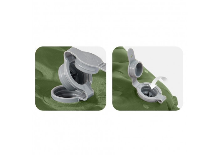 Матрац надувний надлегкий Naturehike CNK2450WS014, із мішком для надування, прямокутний зелений 186 см
