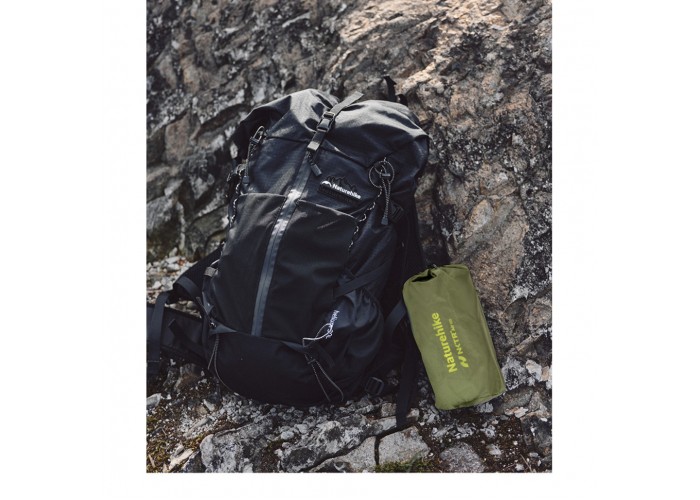 Матрац надувний надлегкий Naturehike CNK2450WS014, із мішком для надування, прямокутний зелений 186 см