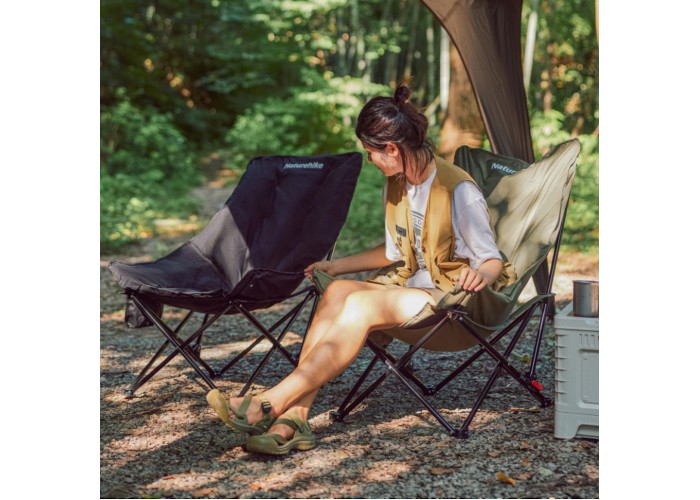 Стілець складаний Naturehike CNK2450JJ020, чорний