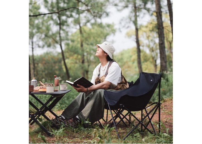 Стілець складаний Naturehike Stellaluna T01 CNH23JU13002, L, чорний