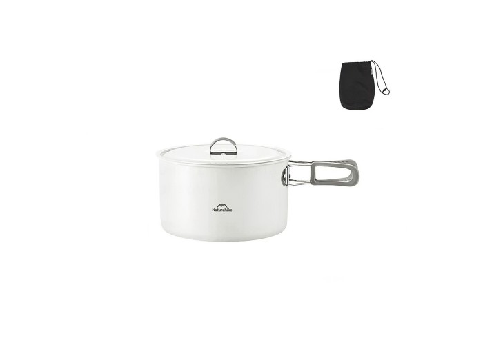 Каструля із керамічним антипригарним покриттям Naturehike CNK2450CF013, 1.7 л, алюміній
