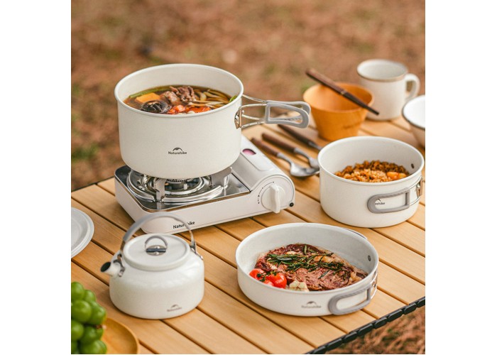 Каструля із керамічним антипригарним покриттям Naturehike CNK2450CF013, 1.7 л, алюміній