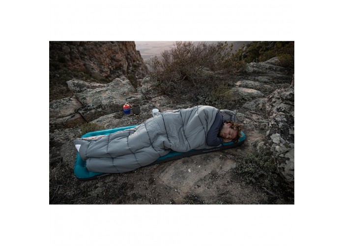 Спальний мішок з капюшоном Naturehike M300 NH20MSD02, зелений, правий