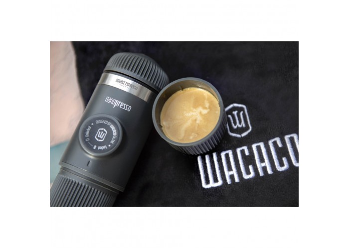 Портативна еспресо-кавоварка Wacaco Nanopresso Grey