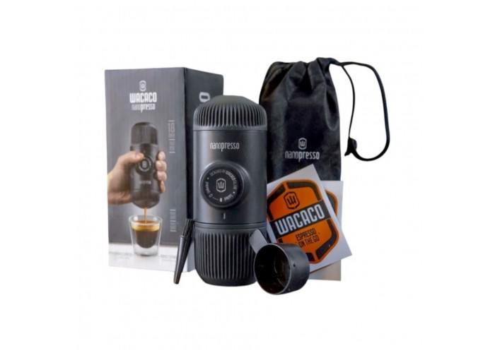 Портативна еспресо-кавоварка Wacaco Nanopresso+ з адаптером для капсули