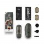 Портативна еспресо-кавоварка Wacaco Nanopresso темно-сіра з чохлом