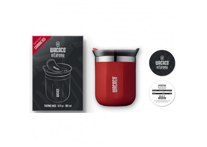 Термокухоль Wacaco Octaroma Classico 180 мл, червоний