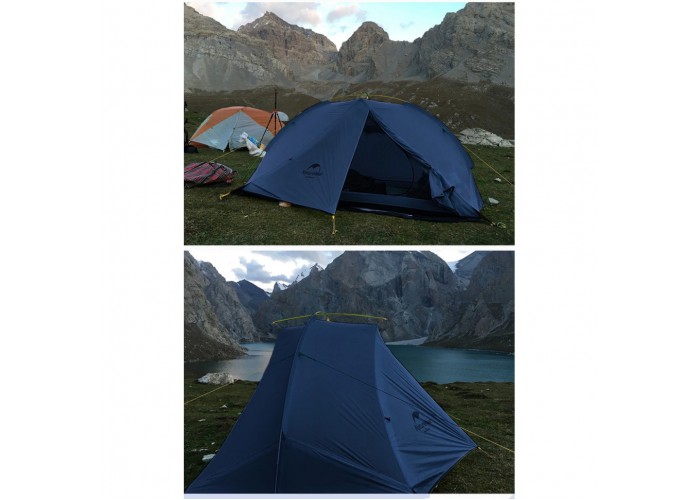 Намет двомісний Naturehike Tagar NH17T180-J, темний блакитний