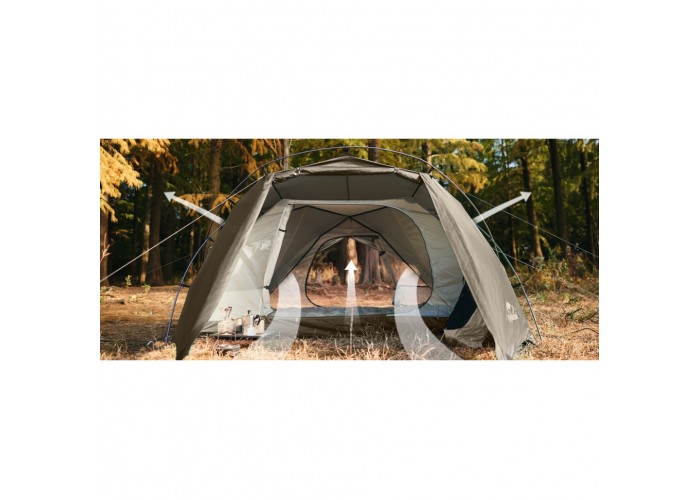 Намет двомісний Naturehike CNK2300ZP040, коричневий