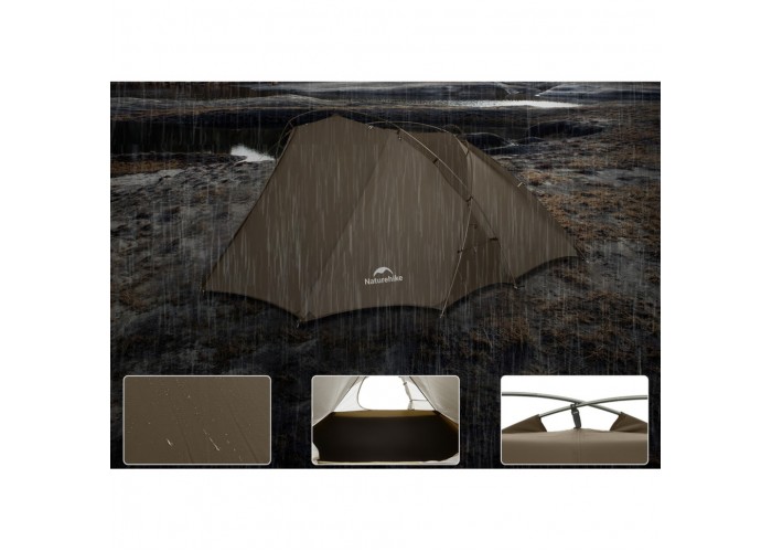 Намет двомісний Naturehike CNK2300ZP040, коричневий
